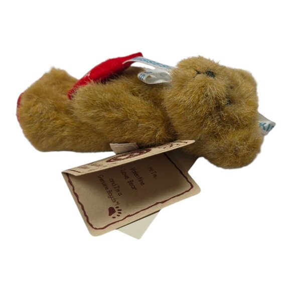 Boyds Bears Hershey Mini Valentine Love Bear Head Bean Collection Plush Ornament - Picture 7 of 9